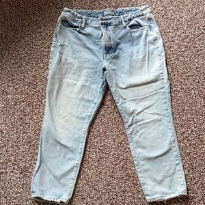Good American Men's Sky Blue Relaxed Jeans